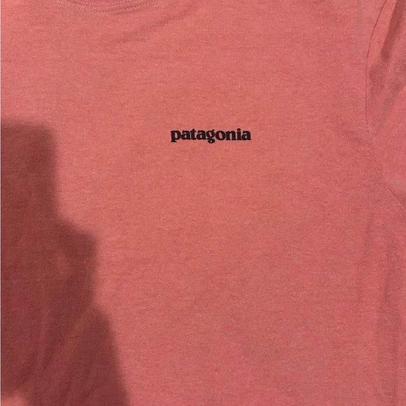 Patagonia Men's Short Sleeve Tee in Pink - Picture 2 of 5